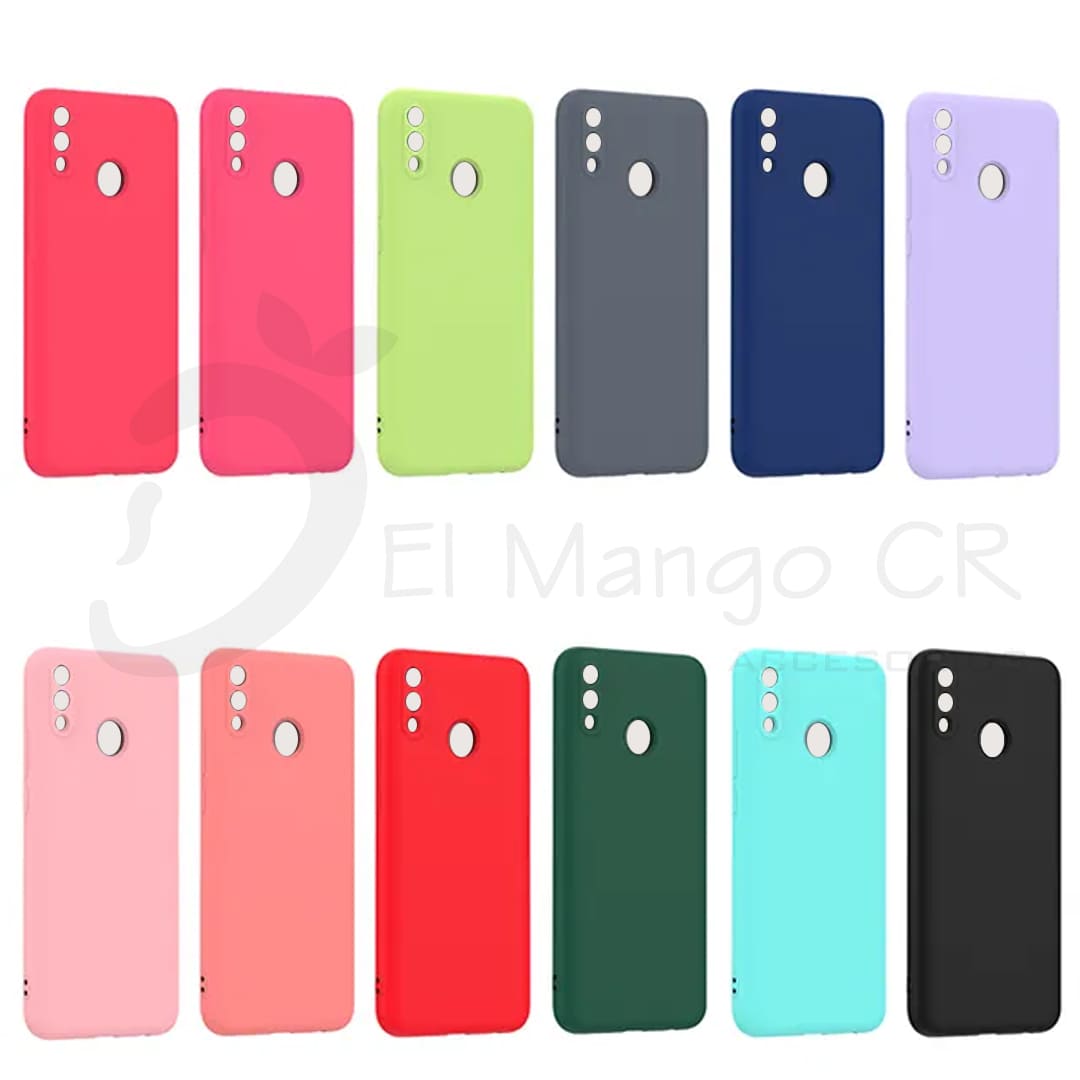 Estuches para celular de silicón de colores para Samsung, Honor, Huawei, Xiaomi, Motorola, iPhone, Apple