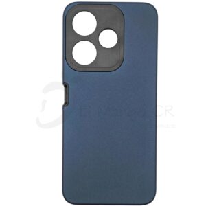 Estuche para celular Xiaomi Redmi 13 liso azul oscuro de dos piezas