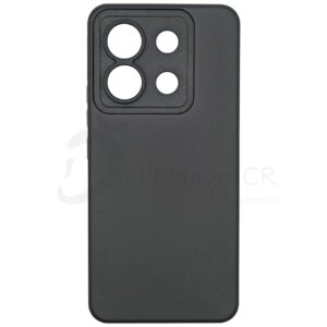 Estuche para celular Redmi Note 13 Pro 5G liso negro de dos piezas