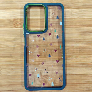 Estuche para celular Xiaomi Redmi Note 12 transparente árbol navidad