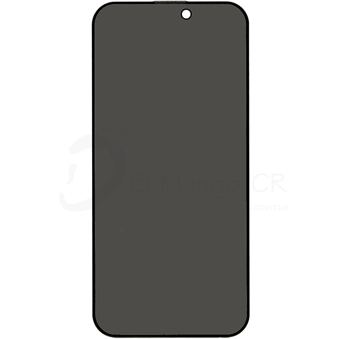 Vidrio temperado antiespía para celular Apple iPhone 15 iPhone 16 iPhone 15 Pro Max iPhone 16 Plus iPhone 16 Pro Max