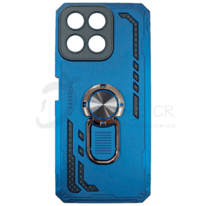 Estuche para celular Honor X7C Honor 200 Smart reforzado azul oscuro de dos piezas con soporte